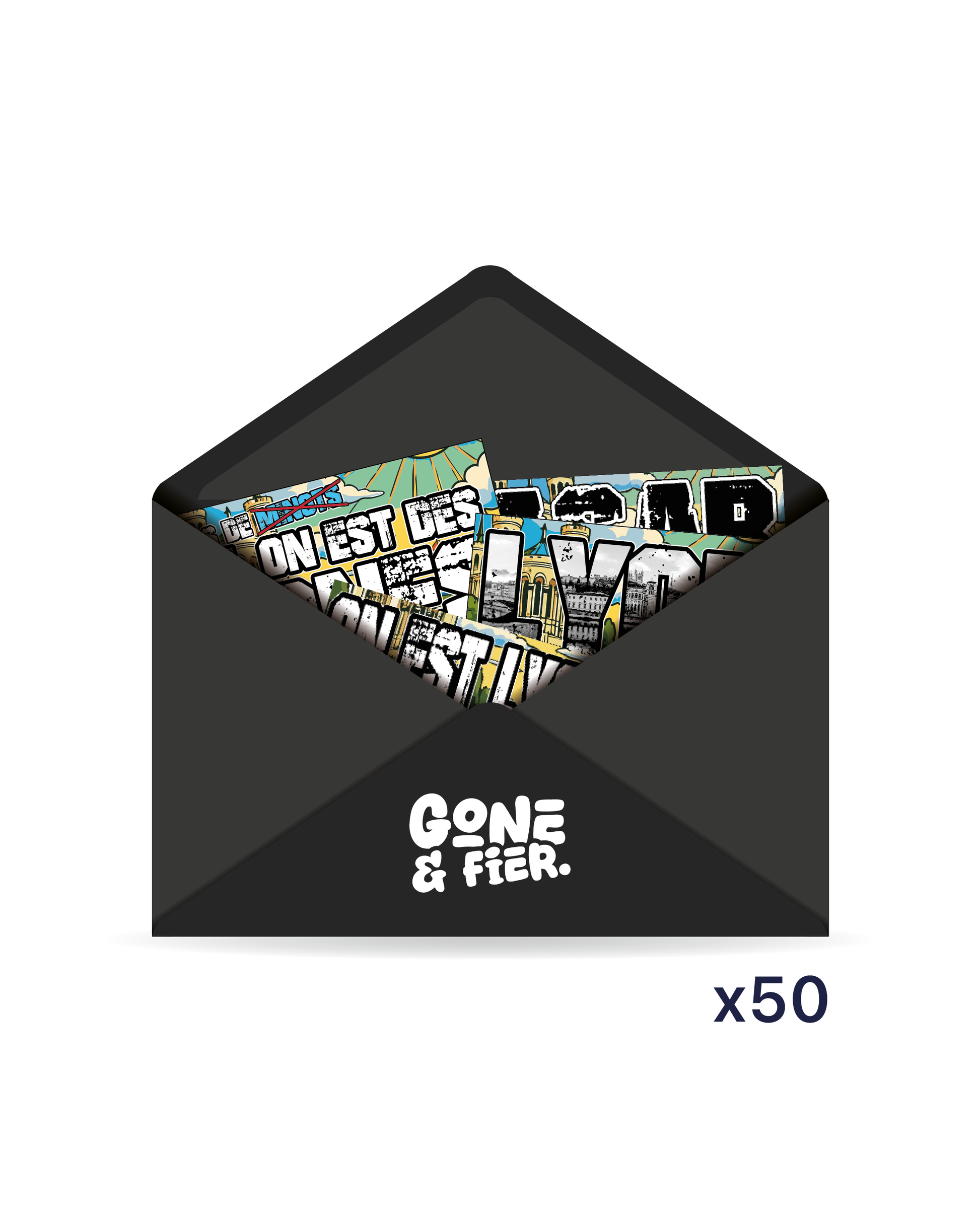 Stickers Summer Gone & Fier inspirés de Lyon