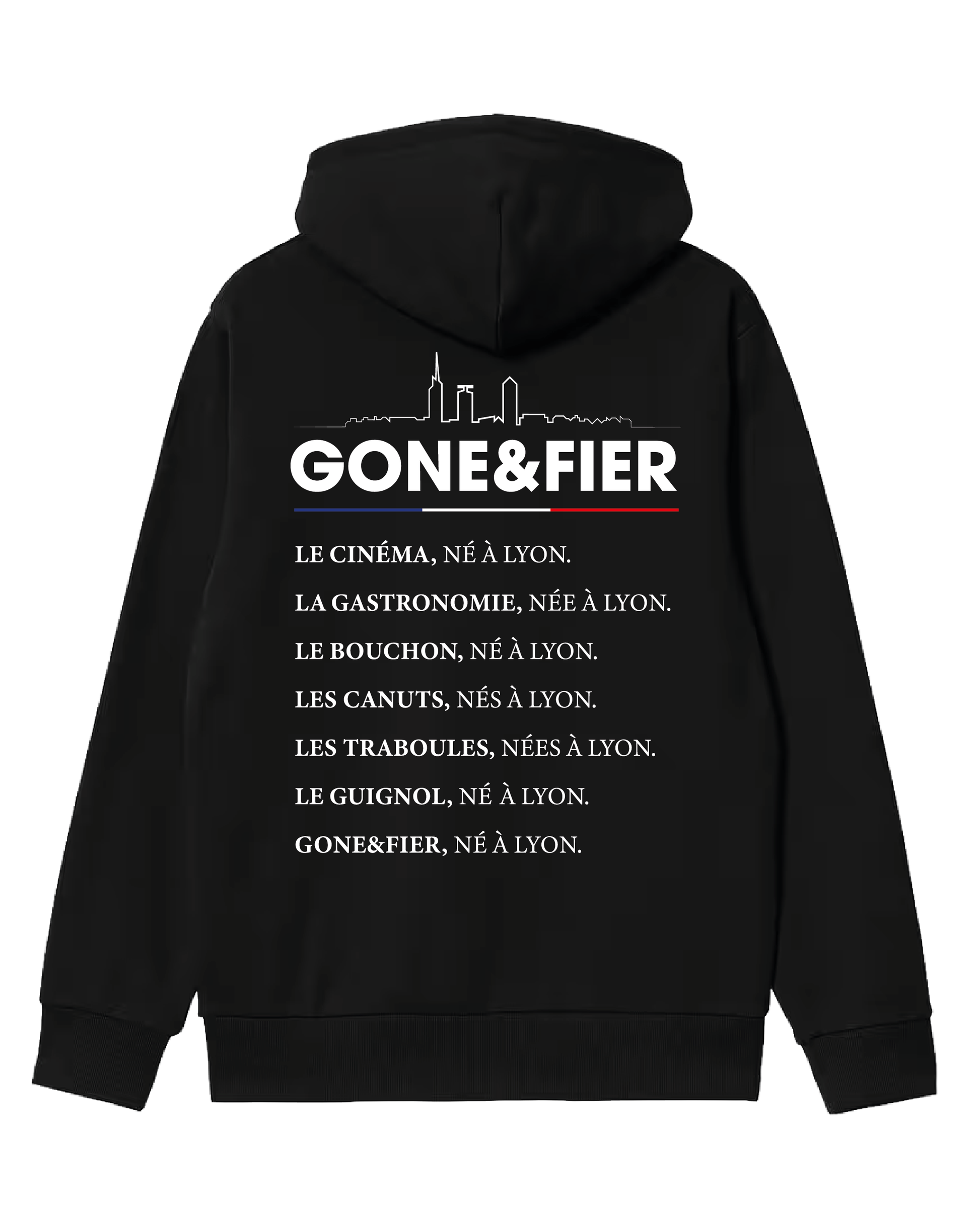 Sweat Skyline Gone & Fier marque streetwear lyonnaise