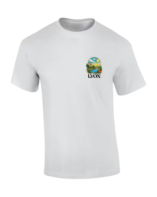 T-shirt Summer Blanc Gone & Fier marque streetwear lyonnaise