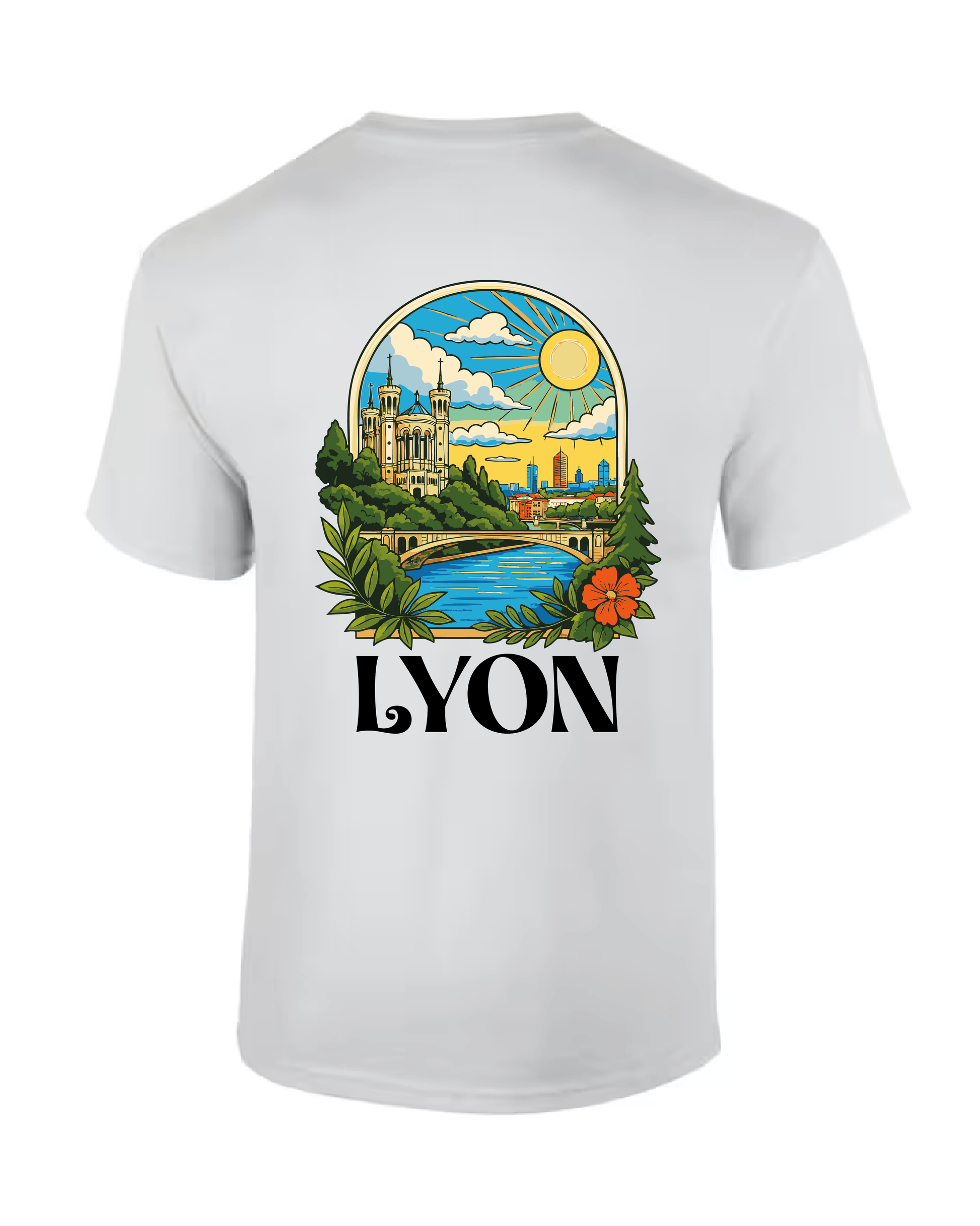 T-shirt Summer Blanc Gone & Fier marque streetwear lyonnaise