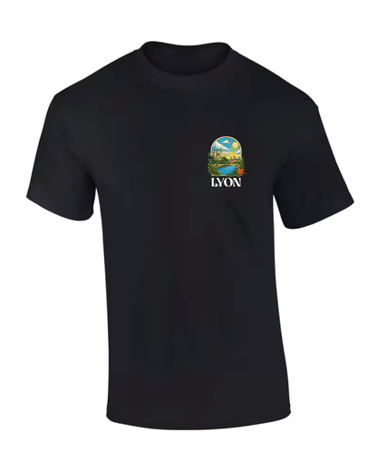 T-shirt Summer Noir Gone & Fier marque streetwear lyonnaise